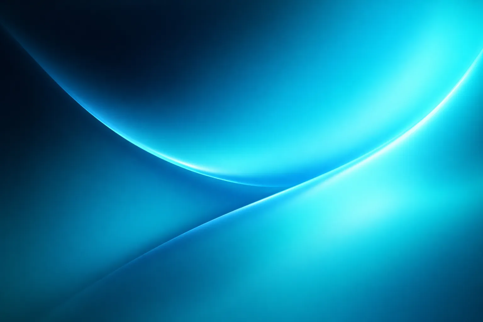 Abstract cyan waves